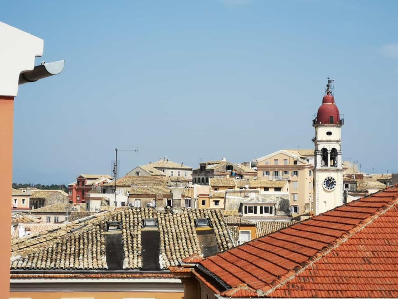 Attic Flat At San Giacomo Square-Corfu Town Apartment ภายนอก รูปภาพ