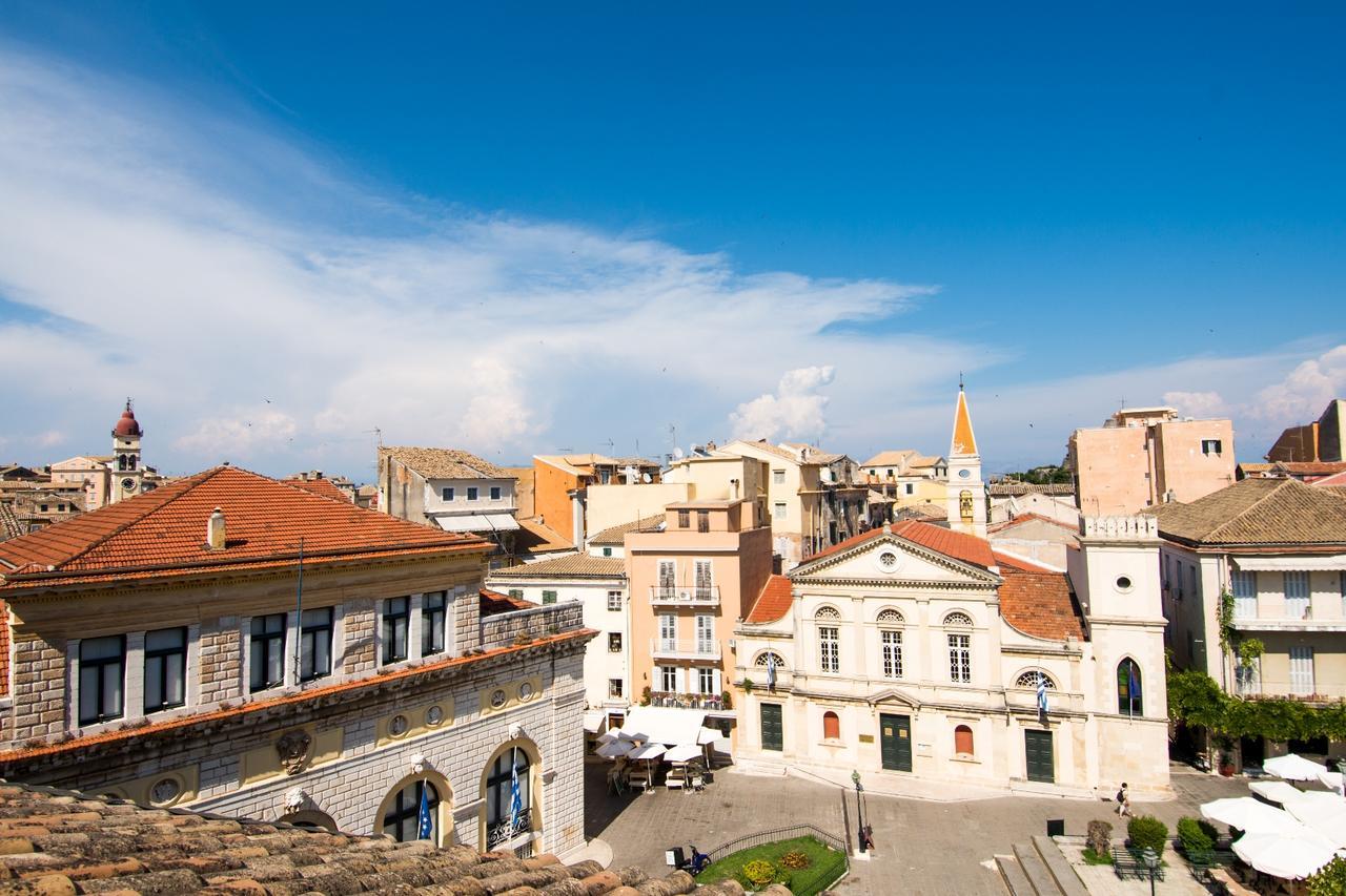 Attic Flat At San Giacomo Square-Corfu Town Apartment ภายนอก รูปภาพ